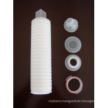 Polypropylene /PP Pleated Filter Cartridge with Different Connection